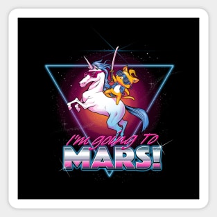 I'm Going To Mars! Sticker